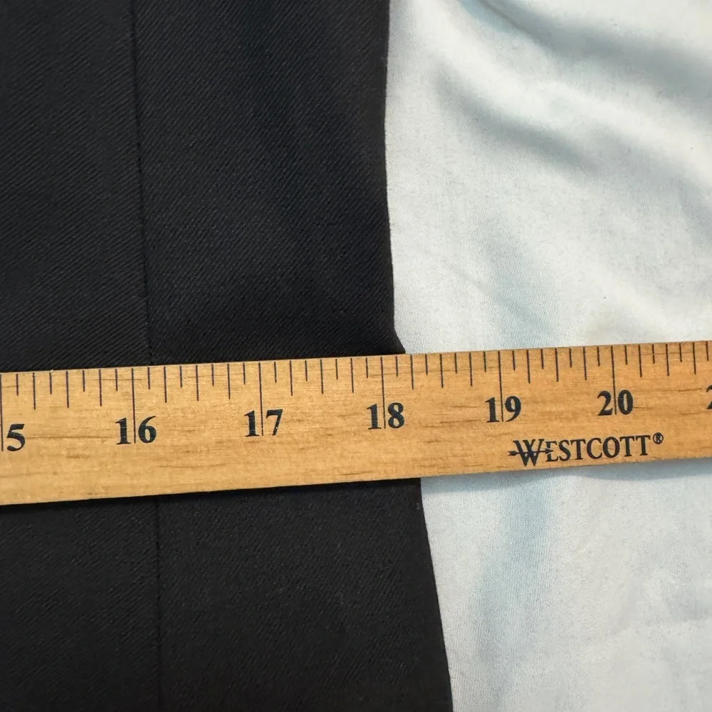 NWOT J. Crew Black Wool Women’s Blazer Suit Jacket, Minimalist Office Chic - Picture 8 of 10